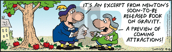 Frank and Ernest on Saturday April 6, 2019 Comic Strip