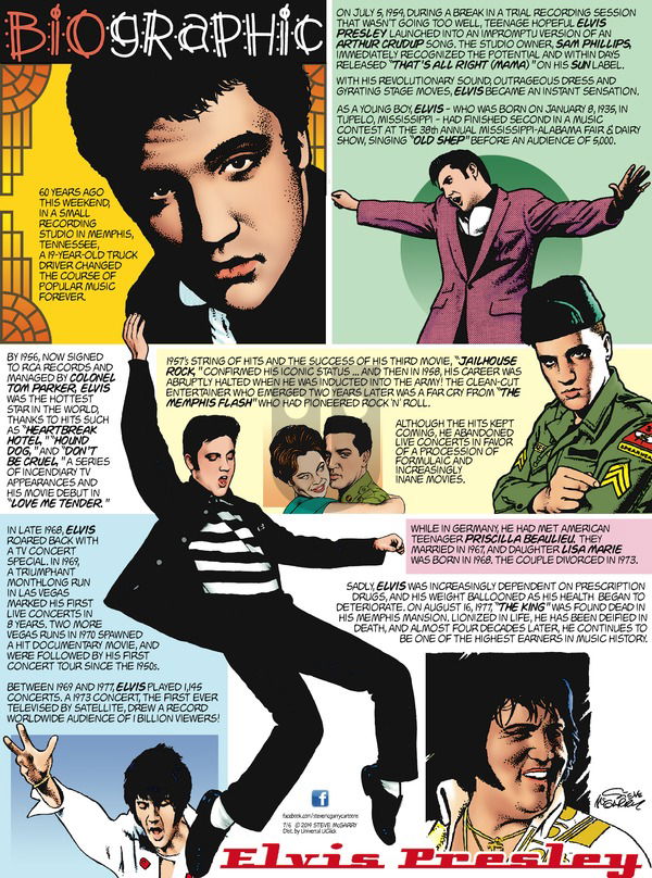 Biographic on Sunday July 6, 2014 Comic Strip