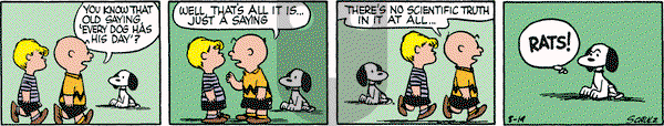 Peanuts Begins - Friday July 14, 2023 Comic Strip