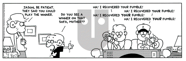 FoxTrot on Saturday July 6, 2002 Comic Strip