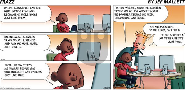 Frazz on Sunday April 16, 2017 Comic Strip