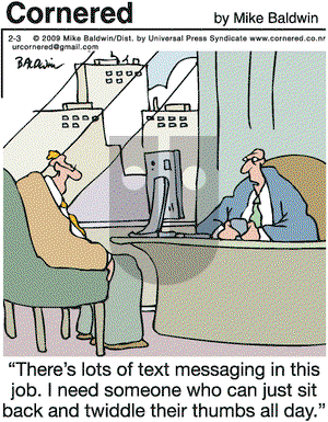 Cornered on Tuesday February 3, 2009 Comic Strip