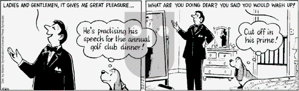 Fred Basset on Saturday February 23, 2008 Comic Strip