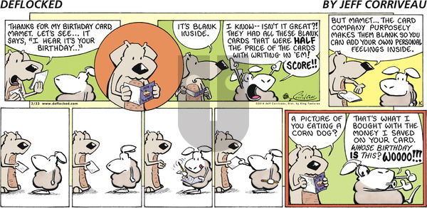 DeFlocked on Sunday February 23, 2014 Comic Strip