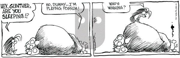 The Grizzwells on Monday October 20, 1997 Comic Strip
