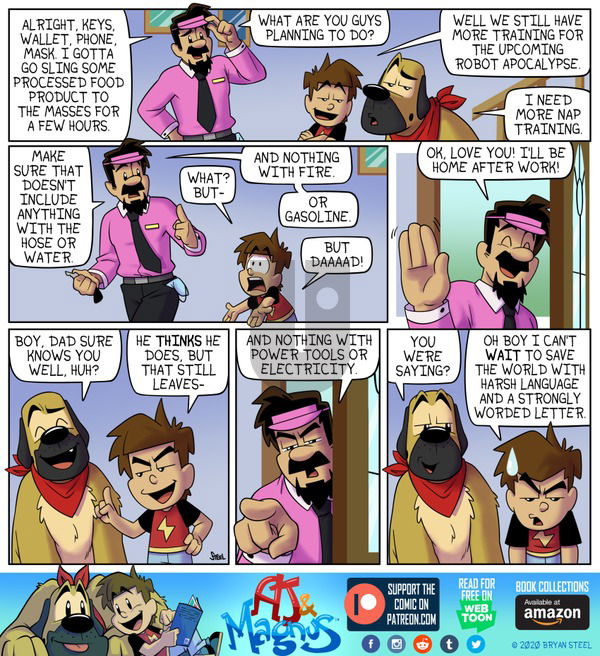 AJ and Magnus on Sunday September 13, 2020 Comic Strip