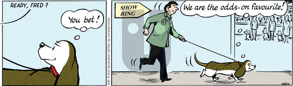 Fred Basset on Saturday March 26, 2016 Comic Strip