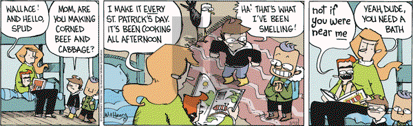 Wallace the Brave on Wednesday March 12, 2025 Comic Strip