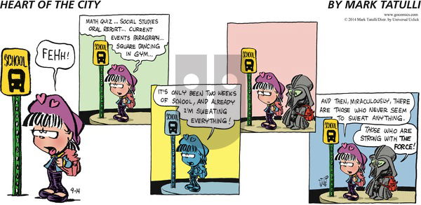 Heart of the City - Sunday September 14, 2014 Comic Strip