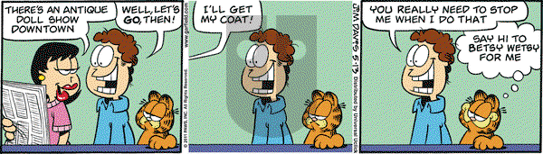 Garfield on Friday May 13, 2011 Comic Strip