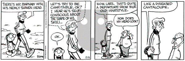 Grand Avenue on Thursday February 6, 2003 Comic Strip