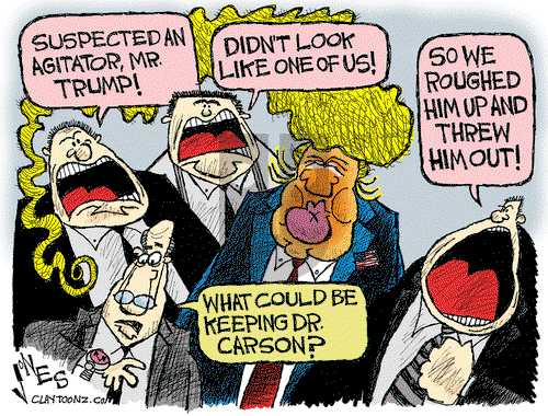 Clay Jones - Monday March 14, 2016 Comic Strip