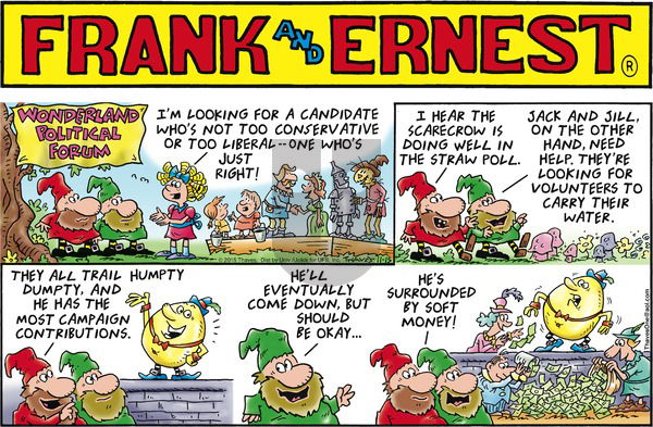 Frank and Ernest on Sunday November 15, 2015 Comic Strip
