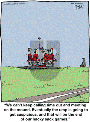 In the Bleachers on Saturday August 13, 2005 Comic Strip