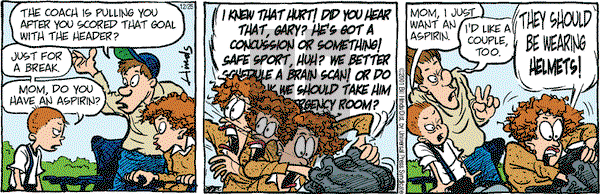 Cleats on Tuesday December 25, 2001 Comic Strip
