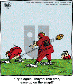 In the Bleachers on Saturday September 21, 2013 Comic Strip