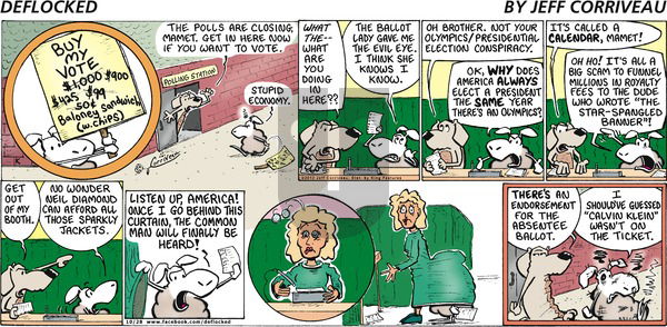 DeFlocked on Sunday October 28, 2012 Comic Strip
