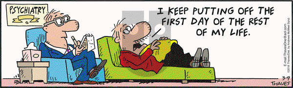 Frank and Ernest on Friday March 9, 2018 Comic Strip