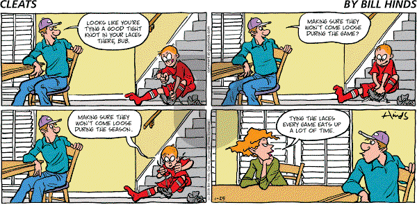 Cleats - Sunday January 25, 2009 Comic Strip