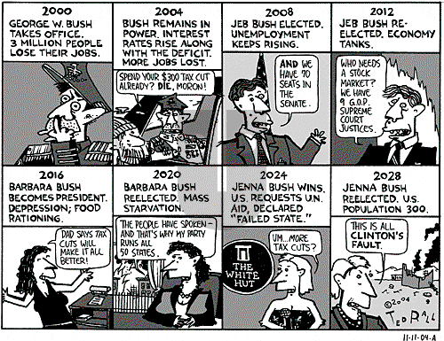 Ted Rall on Thursday November 11, 2004 Comic Strip