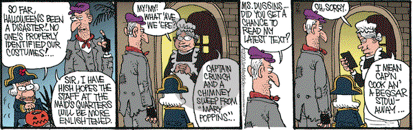 Monty on Saturday October 31, 2020 Comic Strip