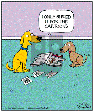 Half Full on Thursday January 15, 2015 Comic Strip