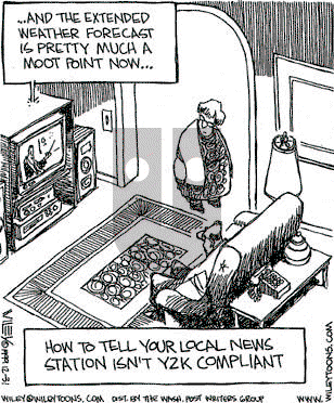 Non Sequitur - Friday December 31, 1999 Comic Strip