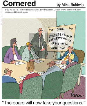Cornered on Monday August 29, 2016 Comic Strip