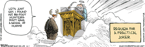 Non Sequitur - Friday April 1, 2022 Comic Strip