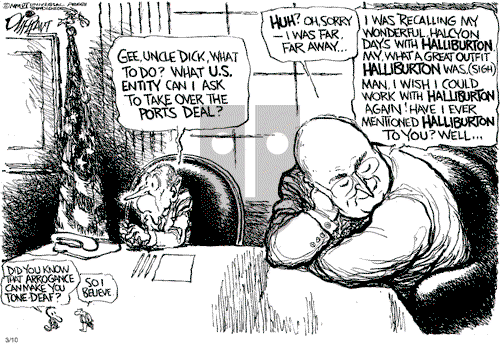 Pat Oliphant on Friday March 10, 2006 Comic Strip