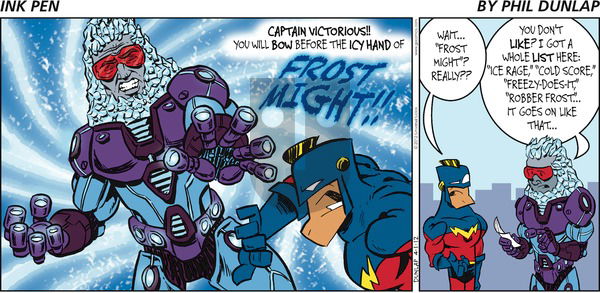 Ink Pen on Sunday April 1, 2012 Comic Strip