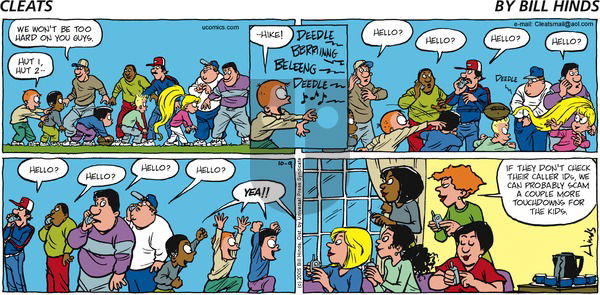 Cleats on Sunday October 9, 2005 Comic Strip