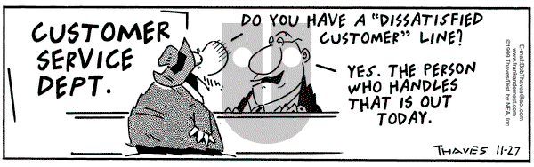 Frank and Ernest on Saturday November 27, 1999 Comic Strip