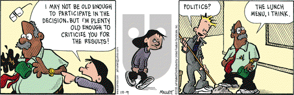 Frazz on Thursday October 9, 2008 Comic Strip