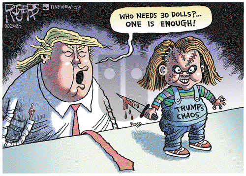 Rob Rogers on Friday May 9, 2025 Comic Strip