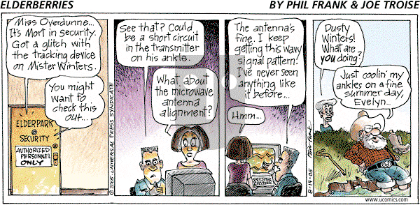 The Elderberries on Sunday August 14, 2005 Comic Strip