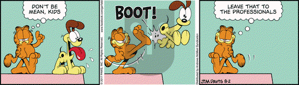 Garfield on Wednesday August 2, 2017 Comic Strip