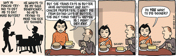 Pooch Cafe - Saturday March 17, 2012 Comic Strip