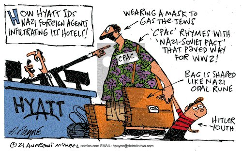 Henry Payne on Tuesday March 9, 2021 Comic Strip