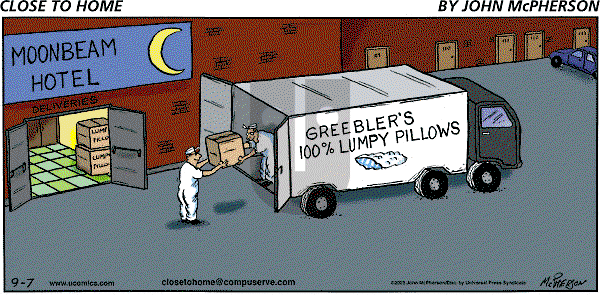 Close to Home on Thursday December 4, 2003 Comic Strip