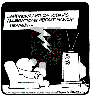 Ziggy on Thursday July 4, 1991 Comic Strip