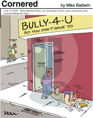 Cornered on Tuesday April 19, 2016 Comic Strip