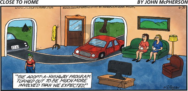 Close to Home on Sunday June 30, 2024 Comic Strip