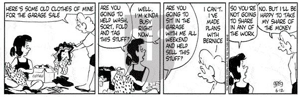 Luann on Wednesday June 12, 1996 Comic Strip