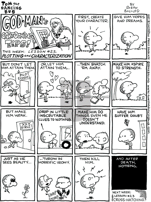 Tom the Dancing Bug on Saturday September 18, 1999 Comic Strip