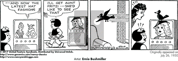Nancy Classics on Wednesday July 26, 2017 Comic Strip