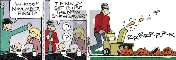 Thatababy on Thursday November 1, 2018 Comic Strip