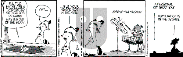 Over the Hedge on Tuesday May 20, 2003 Comic Strip