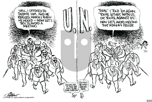 Pat Oliphant on Wednesday September 20, 2006 Comic Strip