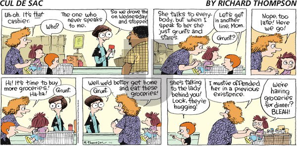 Cul de Sac on Sunday July 12, 2009 Comic Strip